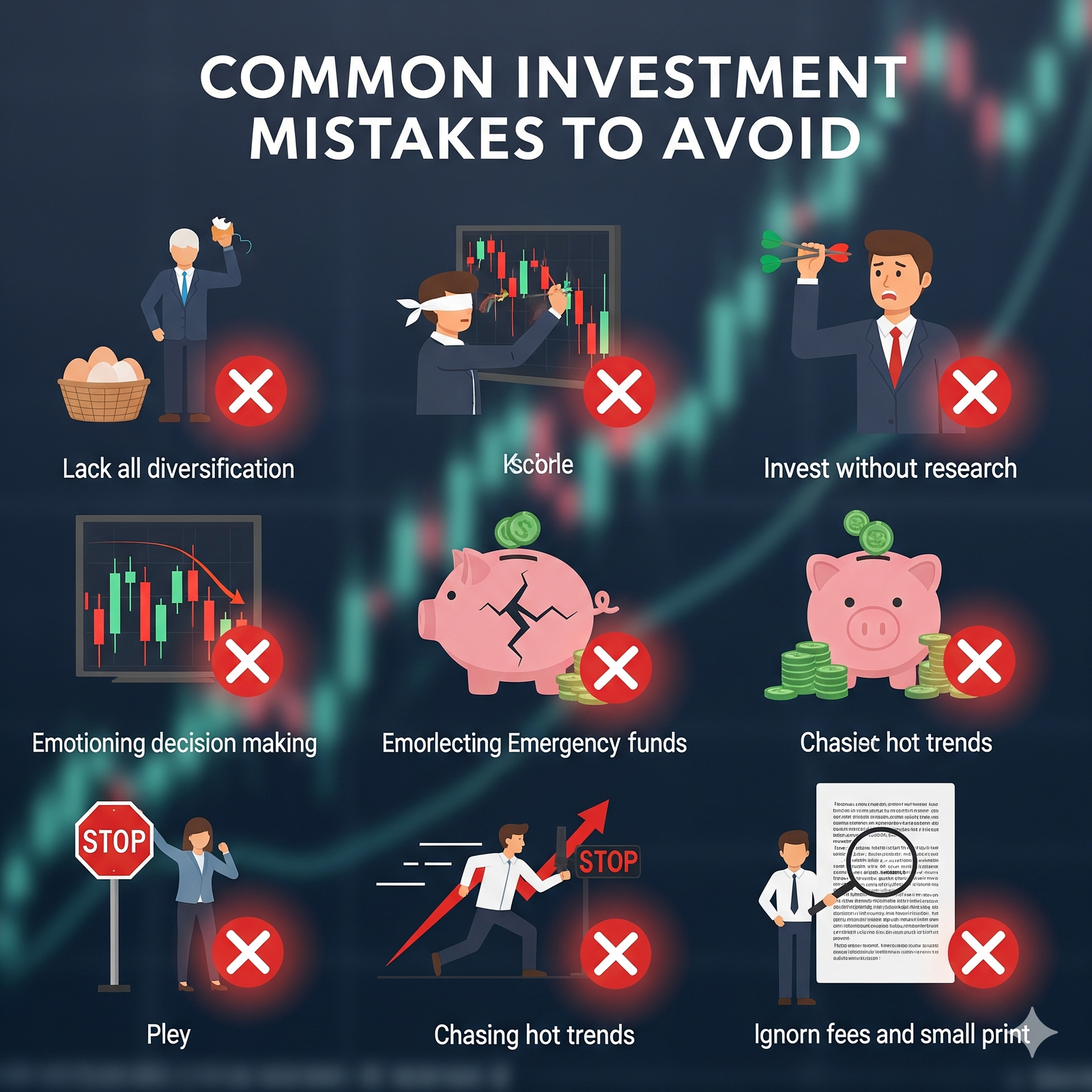 mistakes to ovoid